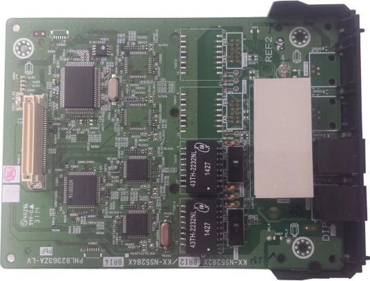 Actual product image Panasonic KX-NS5282X 2 port BRI card for 2 ISDN base ports for KX-NS700NE (BRI2)