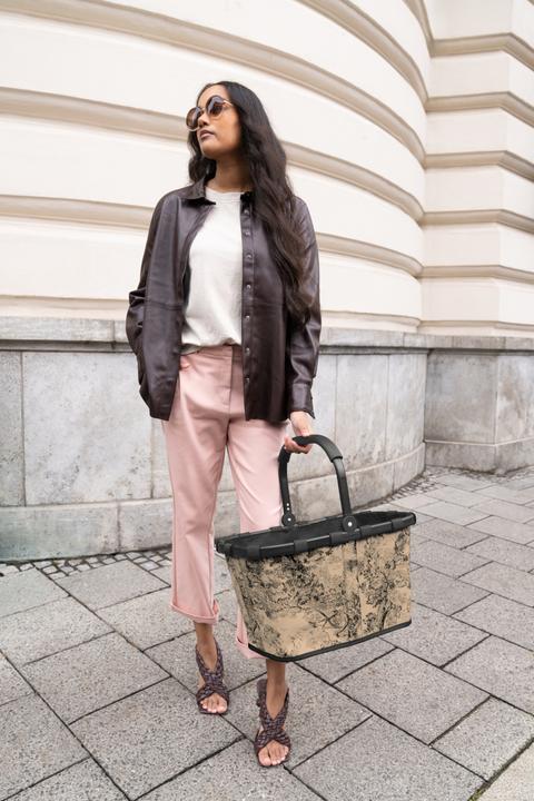 Actual product image reisenthel carrybag jacquard brown