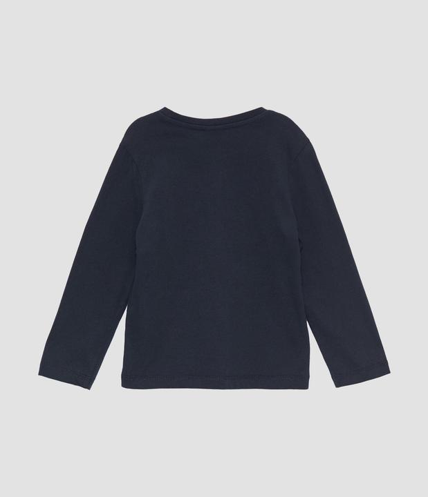 Produktbild S.Oliver T-Shirt Weiches Longsleeve mit strukturiertem Grafik-Print (104, 110)