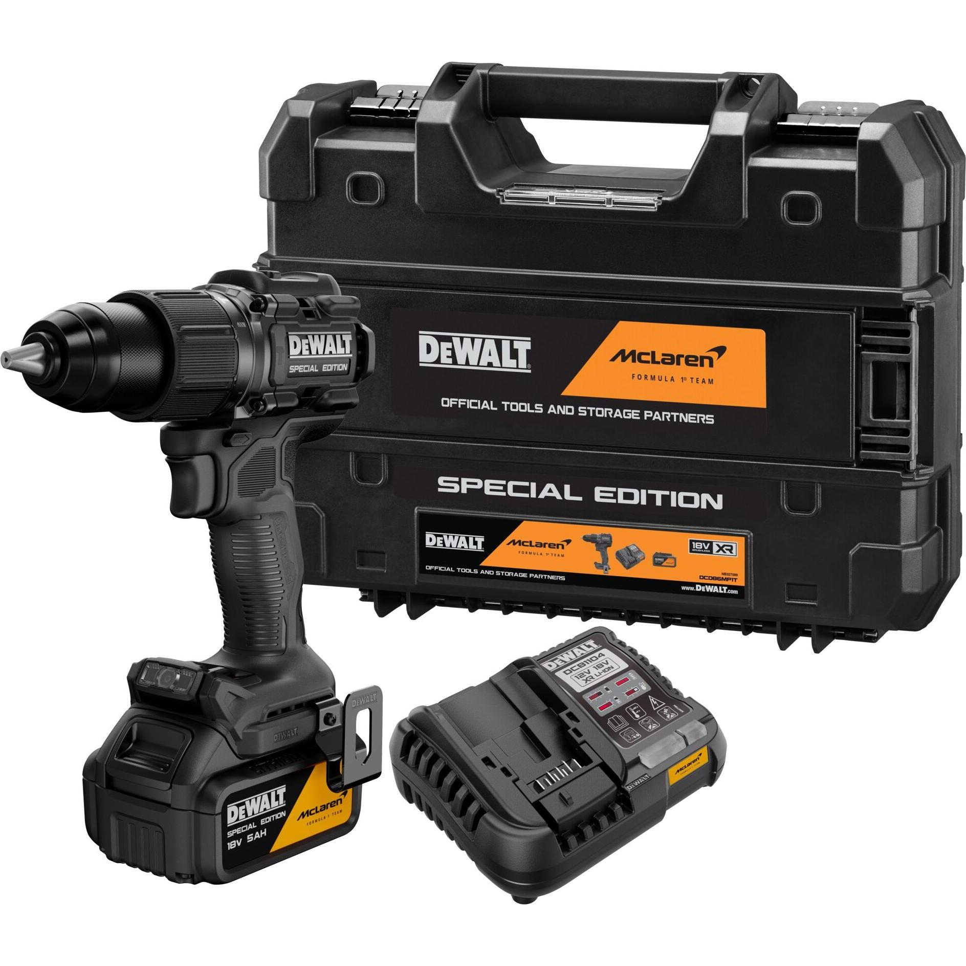 DeWalt, Batteria + Caricatore, McLaren DCD86MP1T (18 V)
