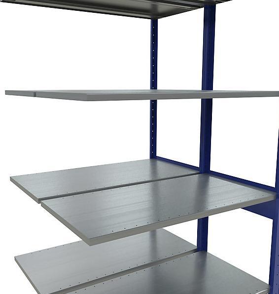 Actual product image eurokraft pro Boltless shelving, double row
