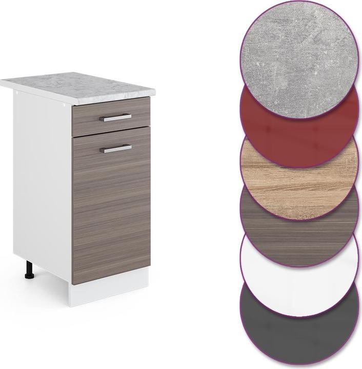 Actual product image Vicco Küchenunterschrank R-Line (40 x 60 x 81.5 cm)