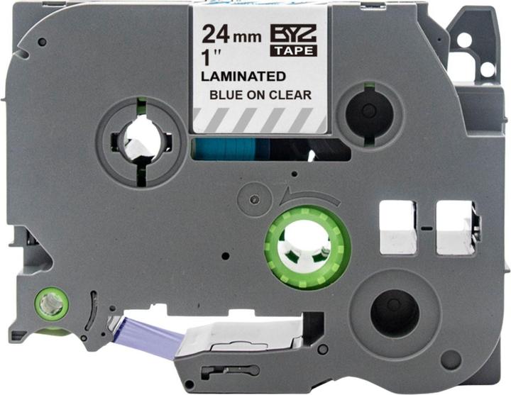 Actual product image Hermex Alternatives Etikettenband zu Brother TZe-153 Beschriftungsband (2.40 cm, Blue, Transparent)