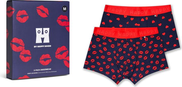 Happy Socks 2-Pack Love Short Boxers Gift Set