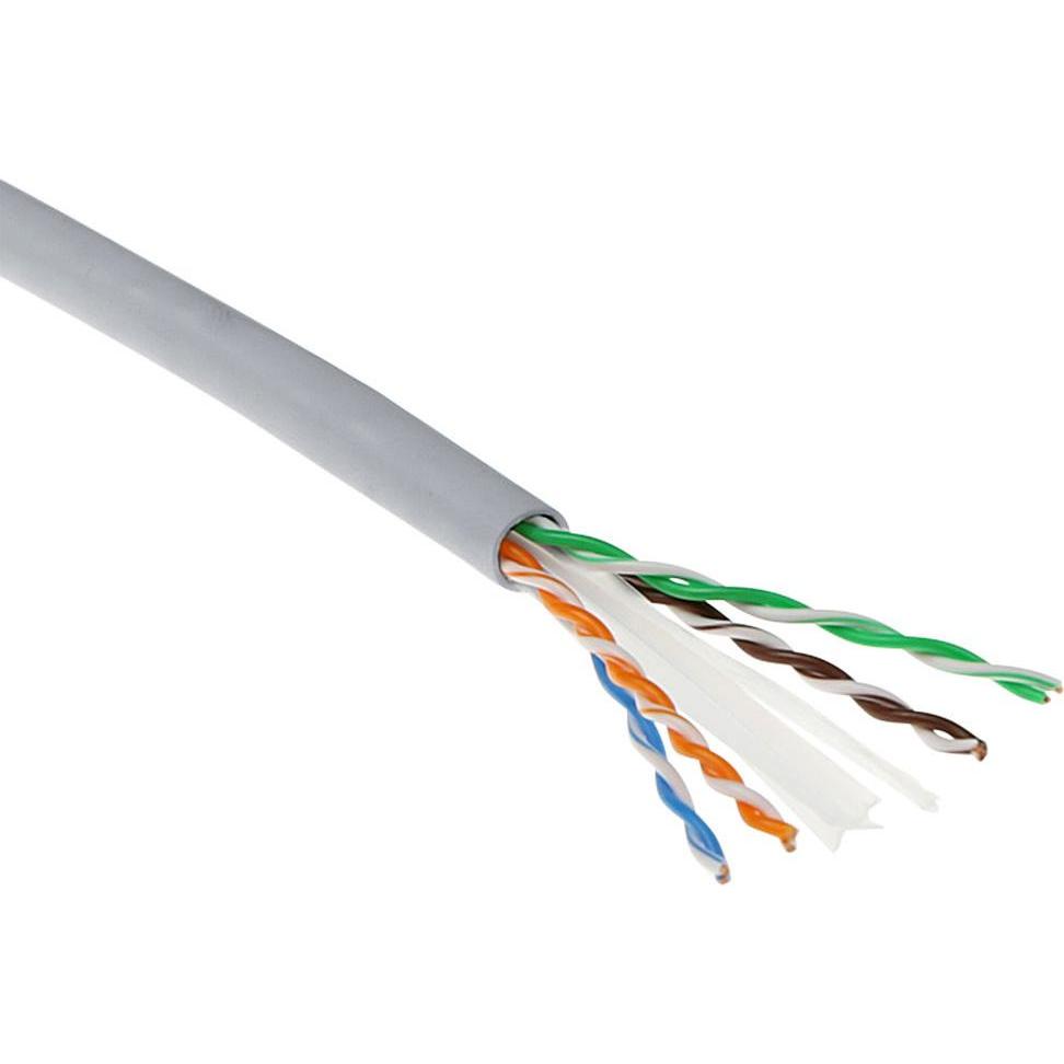 Thumbnail - ACT CAT6 U/UTP solid twisted pair cable, PVC, AWG 24, CPR: B2ca, 500 m CAT6 U/UTP AWG24 SOLID 500M (U/UTP, CAT6, 500 m),...