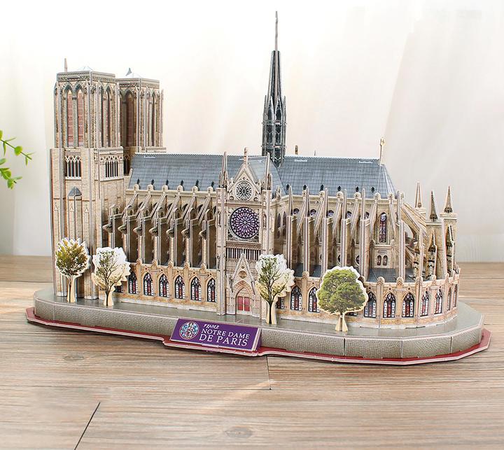 Produktbild Cubicfun Cubic Fun - Notre Dame de Paris 3D 128 pcs (200986) (128 Teile)