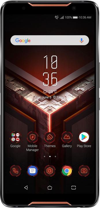 Actual product image ASUS ROG Phone (128 GB, Black, 6", Dual SIM, 12 Mpx, 4G)