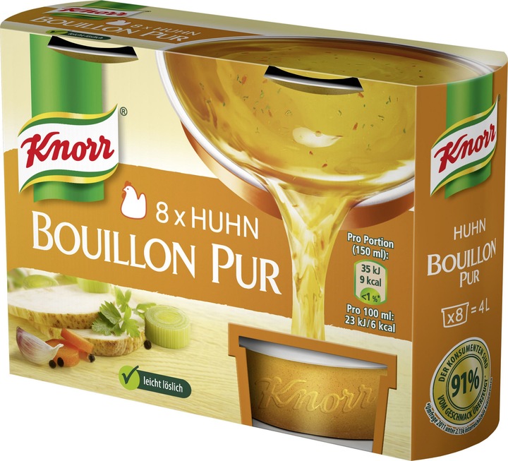 Image du produit Knorr Marmite de bouillon de poulet, consistance molle & rapidement soluble, pour sauces, viande & wok