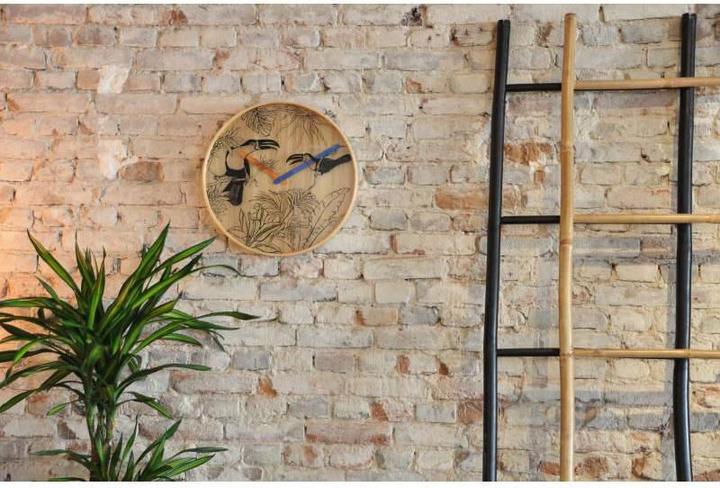 Actual product image Nextime Wall clock Tropical Birds (40 cm)