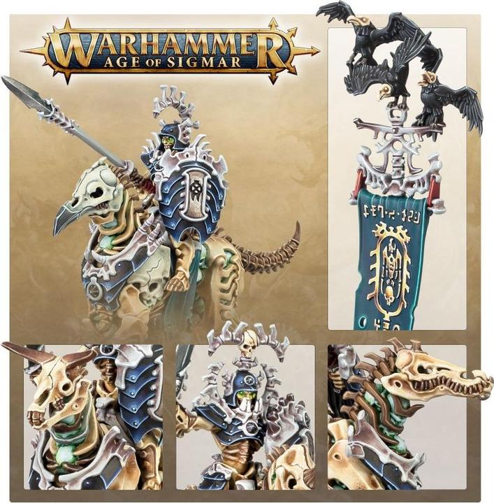 Image du produit Games Workshop Warhammer Age of Sigmar - Ossiarch B. Kavalos Deathriders (Matières plastiques)