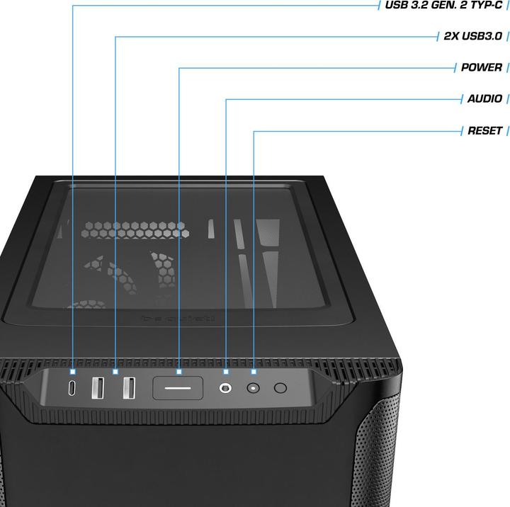 Produktbild Kiebel Professional PC 14 (Core i9-14900KF, 32 GB, 1000 GB, UHD Graphics 770)