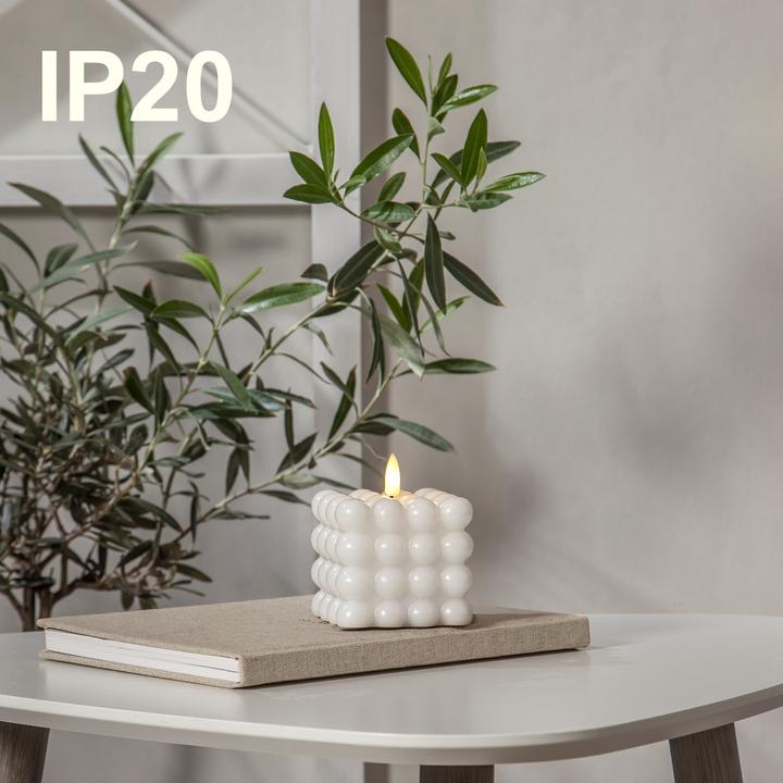 Produktbild Star Trading Bubble Kerze | LED Kerzen mit Timerfunktion | LED Kerzen flackernde Flamme | Bubble Ker (2 x)