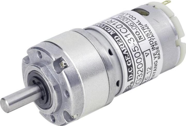 Actual product image Modelcraft 12 V geared motor 1:100 IG320