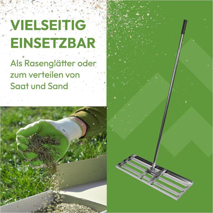 Actual product image Dönges Rasen-Nivellierrechen 75x35 cm mit 200 cm Stiel