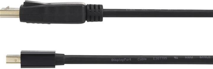 Produktbild Renkforce Mini-DisplayPort auf DisplayPort Anschlusskabel 1 m (1 m, DisplayPort, 1.2)