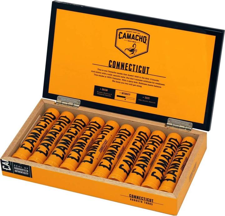 Image du produit Camacho Connecticut Robusto Tubos (Robusto)