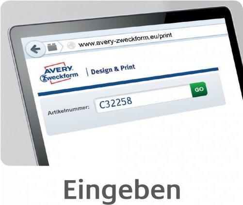 Productafbeelding Avery Tentkaart C32253