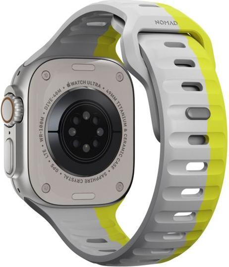 Produktbild Nomad Sport Band 42/44/45mm bicolor Lunar Gray/High Volta (Fluorkautschuk, 44mm)