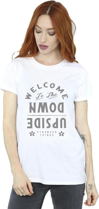 Immagine prodotto Netflix Stranger Things Welcome To Upside Down Maglietta Ampia Donna (3XL)