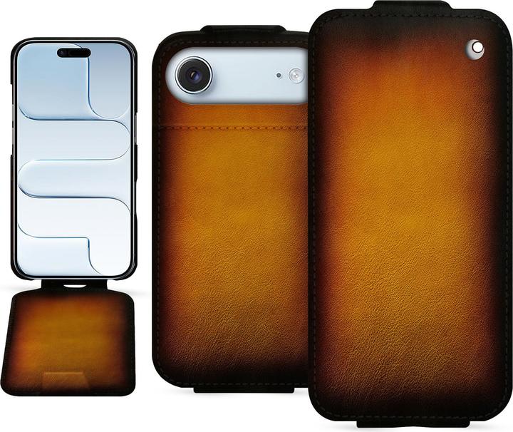 Actual product image Noreve Vertical leather shell (Apple iPhone 17)