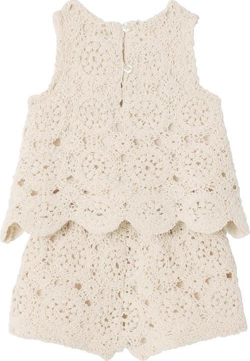 Actual product image Vertbaudet Mädchen Baby-Set: Top & Shorts aus Makramee (68)