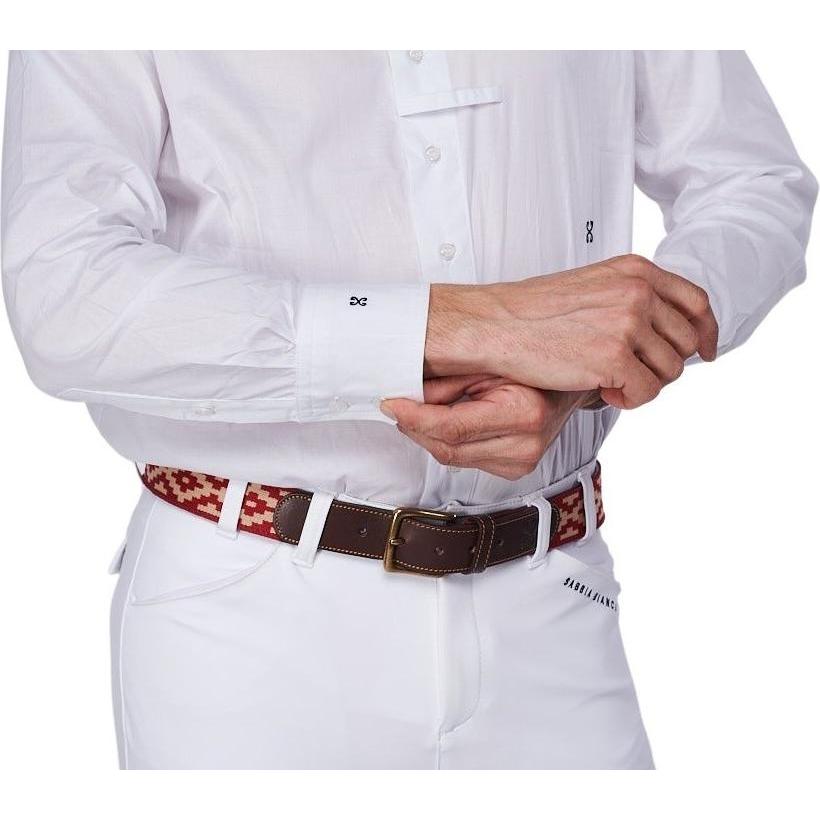 Sabbia Bianca, Herren, Gürtel, gürtel abbia bianca, Rot, (S)