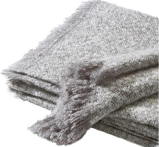 Actual product image Biederlack Living Blanket Structures & Senses 130x180 cm grey (180 x 130 cm)