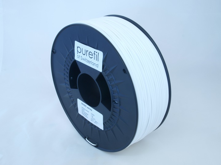 Actual product image Purefil Filament (MABS, 1.75 mm, 1000 g, White)