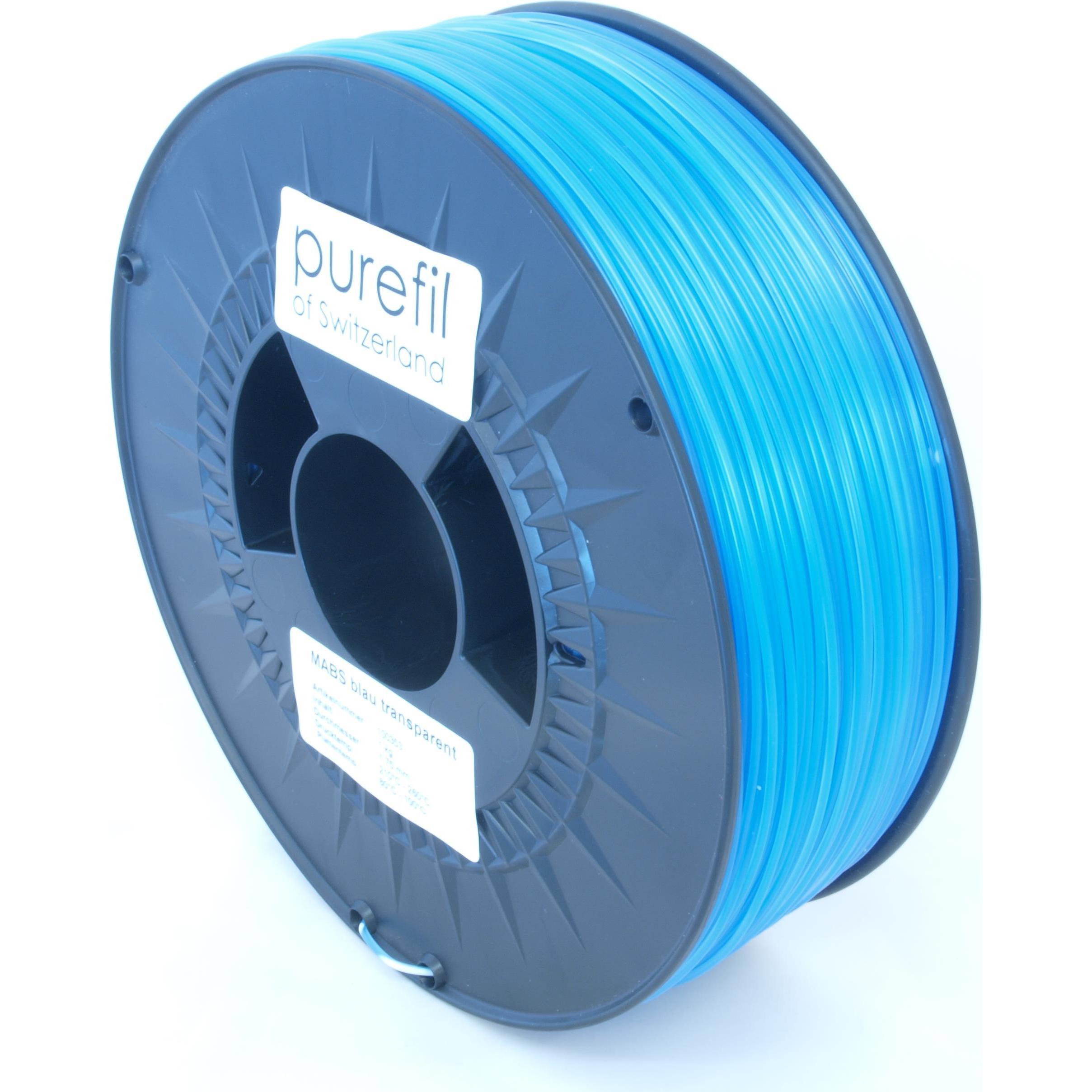Thumbnail - Purefil Filament (MABS, 1.75 mm, 1000 g, Blau), 3D Filament, Blau
