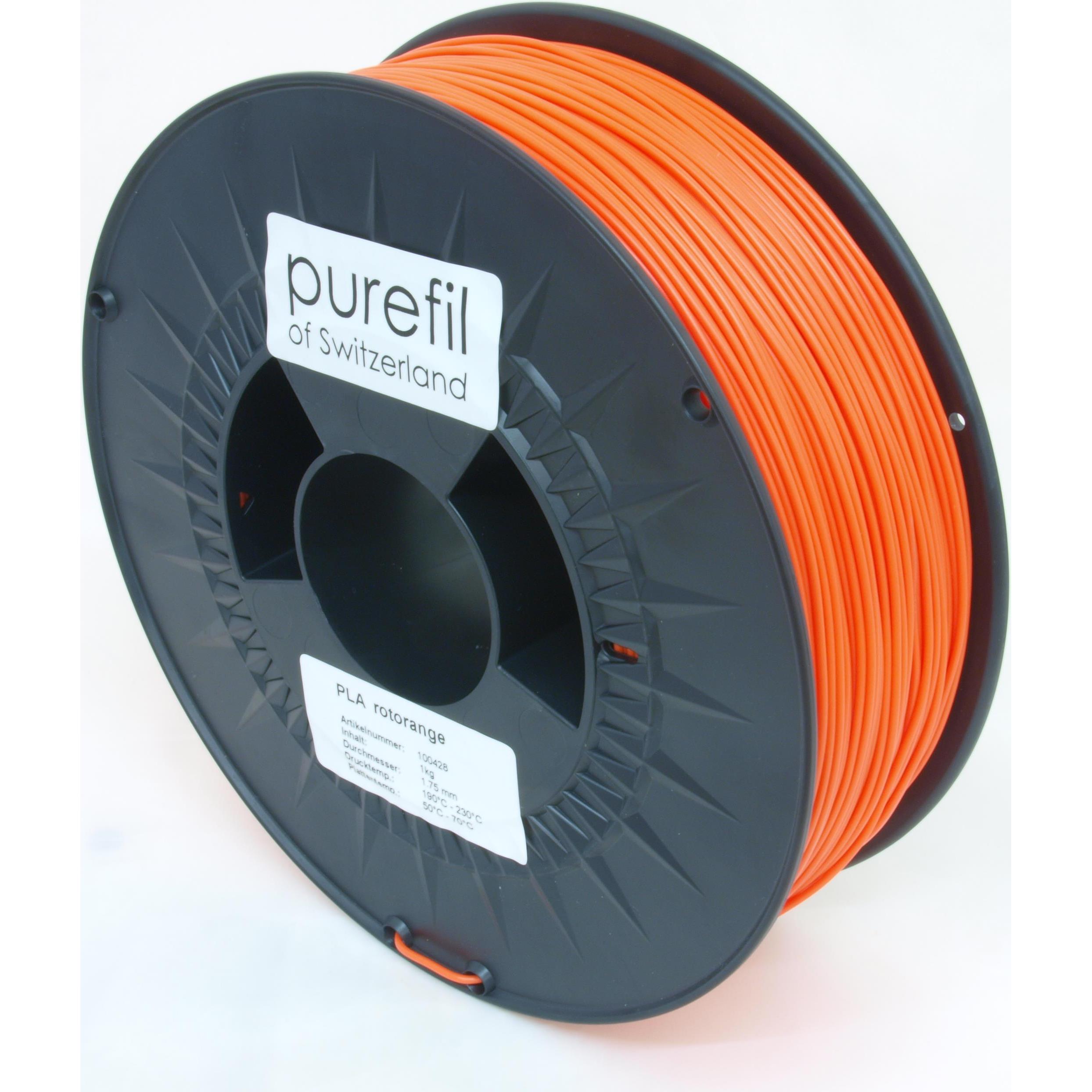 Thumbnail - Purefil FIlament (PLA, 1.75 mm, 1000 g, Orange), 3D Filament, Orange