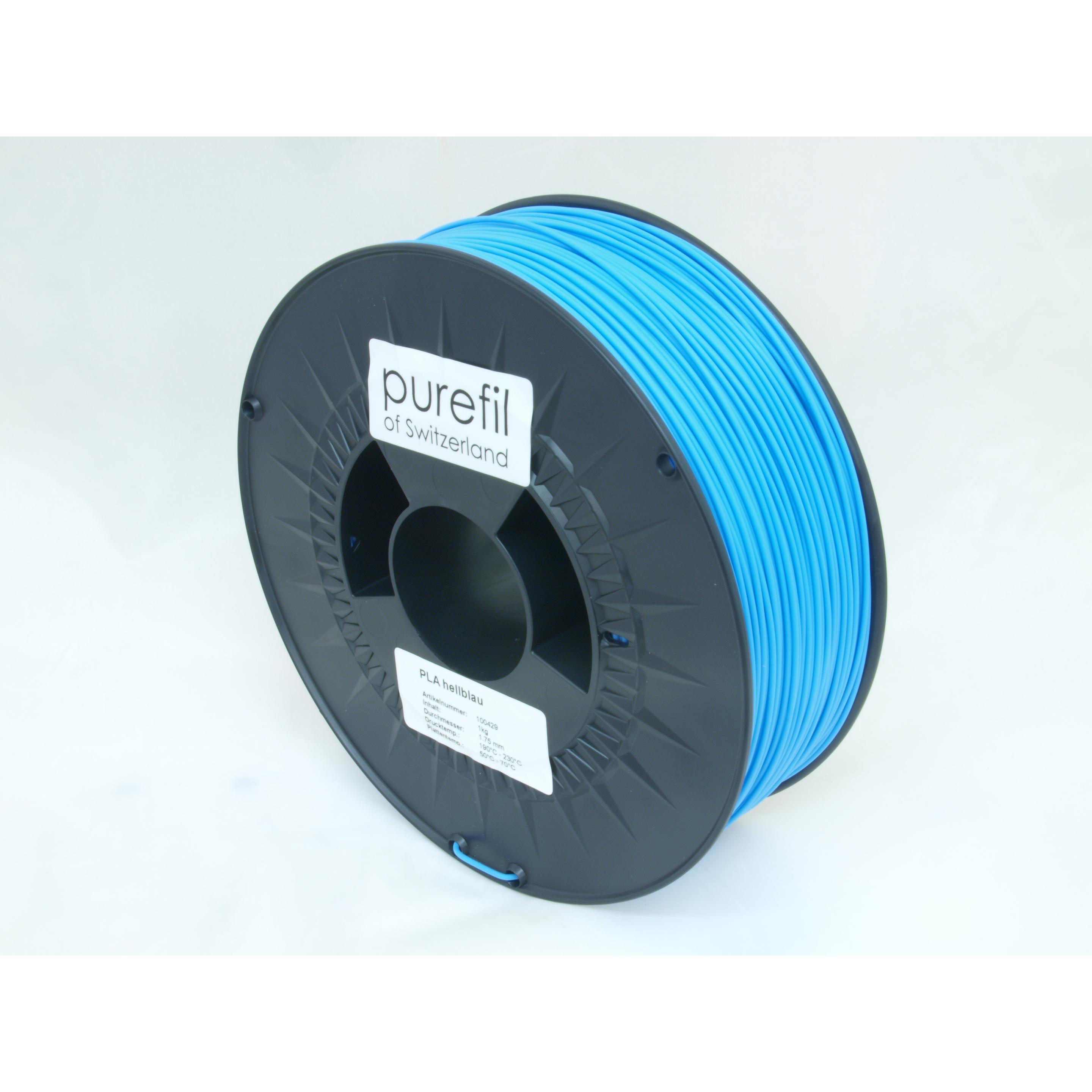 Thumbnail - Purefil FIlament (PLA, 1.75 mm, 1000 g, Blau), 3D Filament, Blau