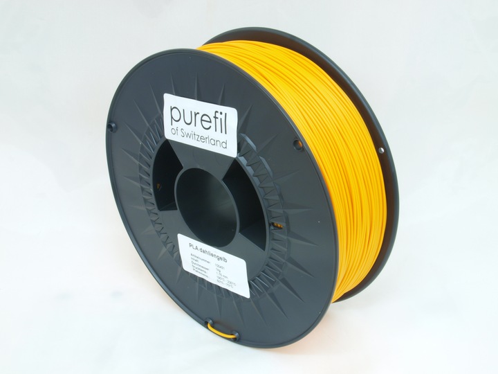 Actual product image Purefil Parliament (PLA, 1.75 mm, 1000 g, Yellow)