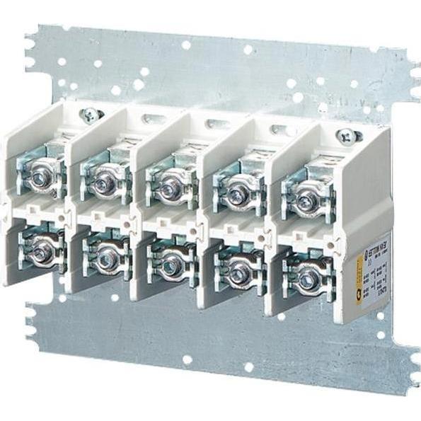 Hensel HEN Mi VE 245 Einspeisungsklemme 400A 5p auf Einbauplatte, Elektronikzubehör + Gehäuse, Grau