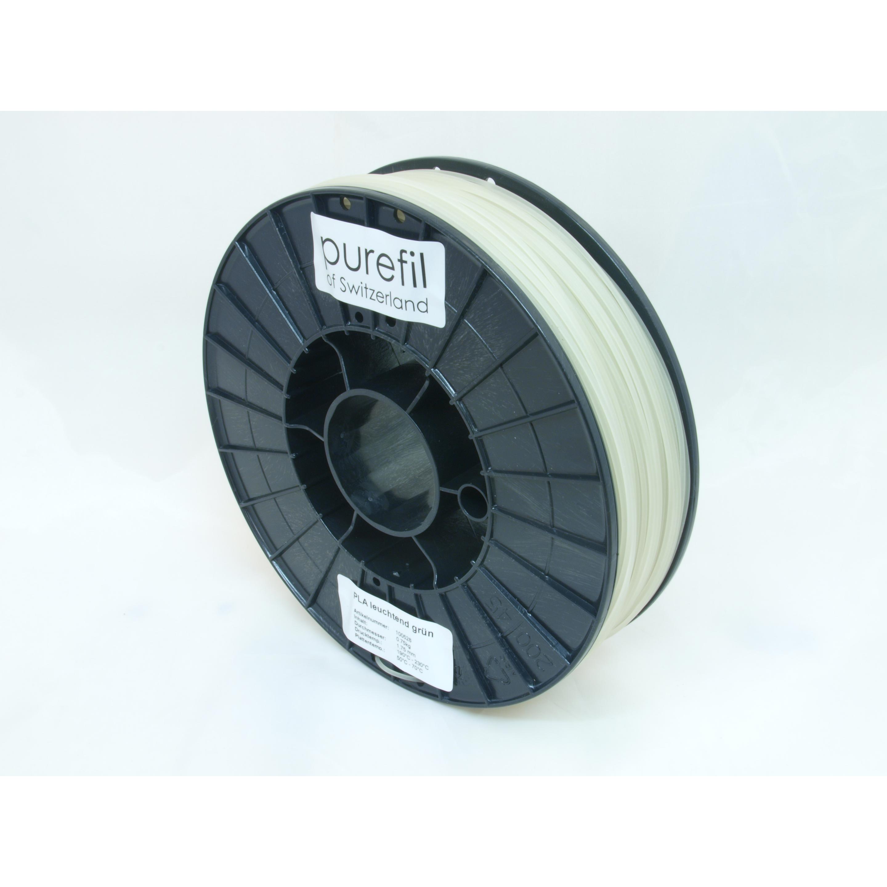 Thumbnail - Purefil Filament (PLA, 1.75 mm, 750 g, Grün), 3D Filament, Grün
