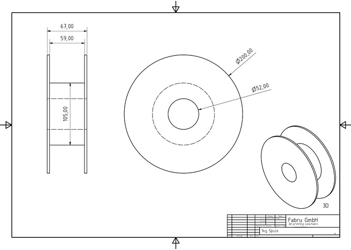 Actual product image Purefil Filament (PLA, 1.75 mm, 1000 g, Transparent)