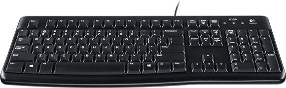 Actual product image Logitech Desktop MK120 Keyboard USB QWERTY German (DE, Cable)