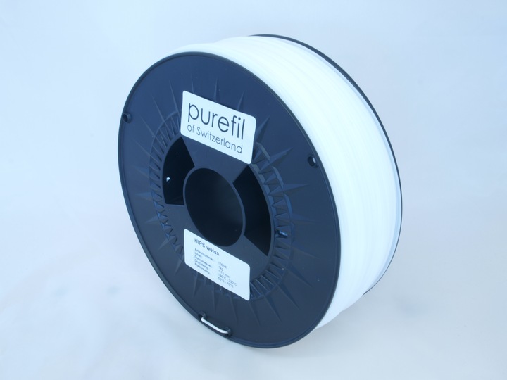 Actual product image Purefil Filament (HIPS, 1.75 mm, 1000 g, White)