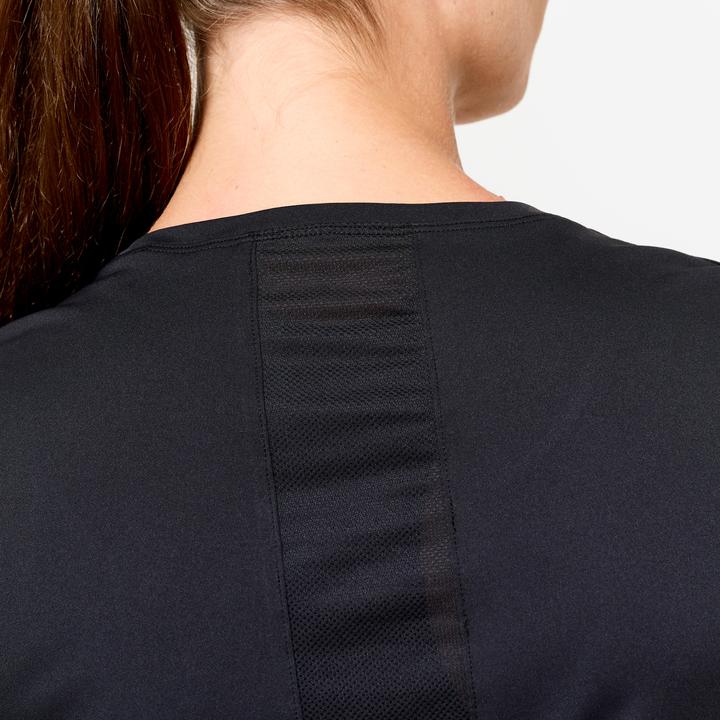 Produktbild Domyos Women's Short-Sleeved Fitness T-Shirt - Smoky Black (M)