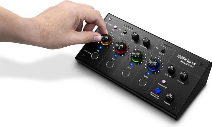 Actual product image Roland Bridge Cast Dual Bus Gaming Mixer (3.5mm jack, USB)