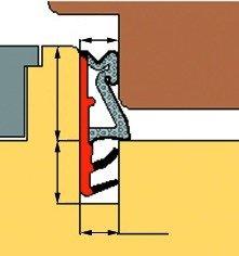 Produktbild Trelleborg Dichtprofil L3000,150m,TSP-FOAM,schwarz