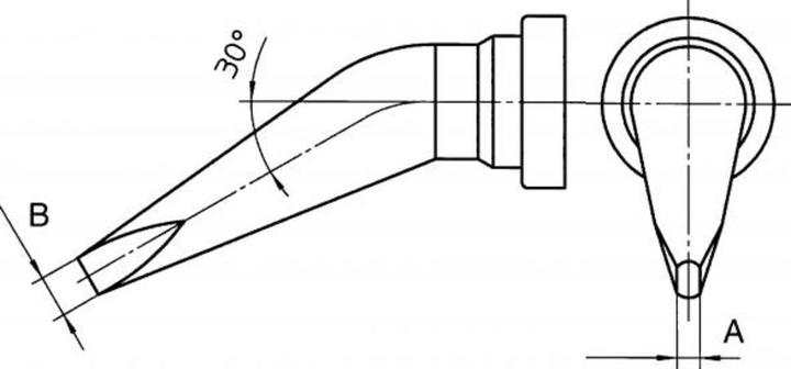 Produktbild Weller Erem Lötspitze, LT HX 0,8mm (Lötspitze)