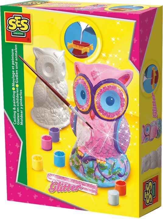 Produktbild Ses Gipsabguss und Gemälde Owl