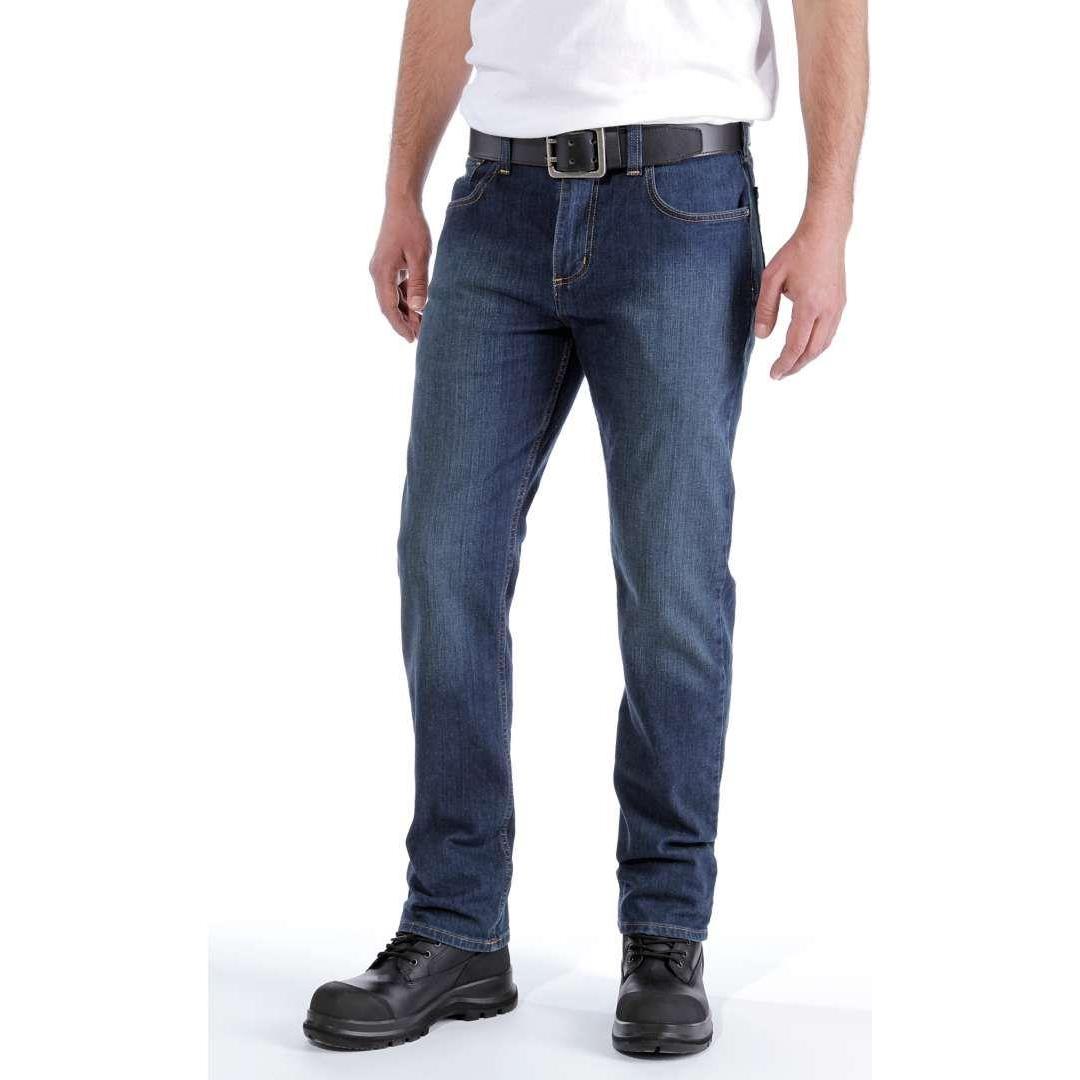 Thumbnail - Carhartt, Herren, Jeans, Rugged Flex Relaxed Straight Jean, Blau, (W30/L30)