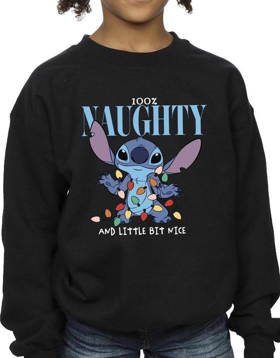Produktbild Disney Lilo & Stitch Naughty & Nice Sweatshirt Mädchen (104)