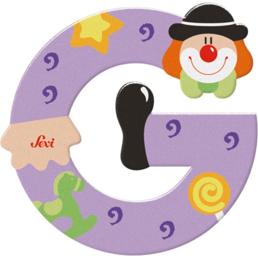 Thumbnail - Sevi, Holzbuchstaben + Stoffbuchstaben, Clown G