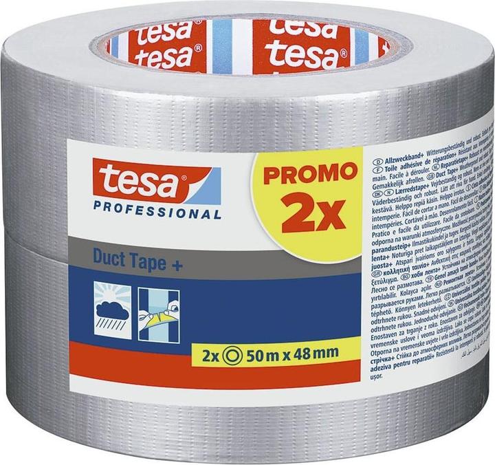 Produktbild tesa Professional duct tape, 2 units, 48 mm x 50 m (48 mm)