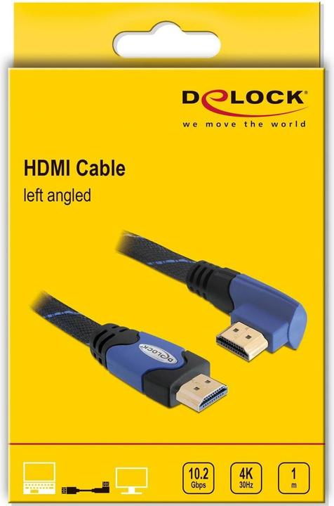 Produktbild Delock HDMI (Typ A) — HDMI (Typ A) (1 m, HDMI)