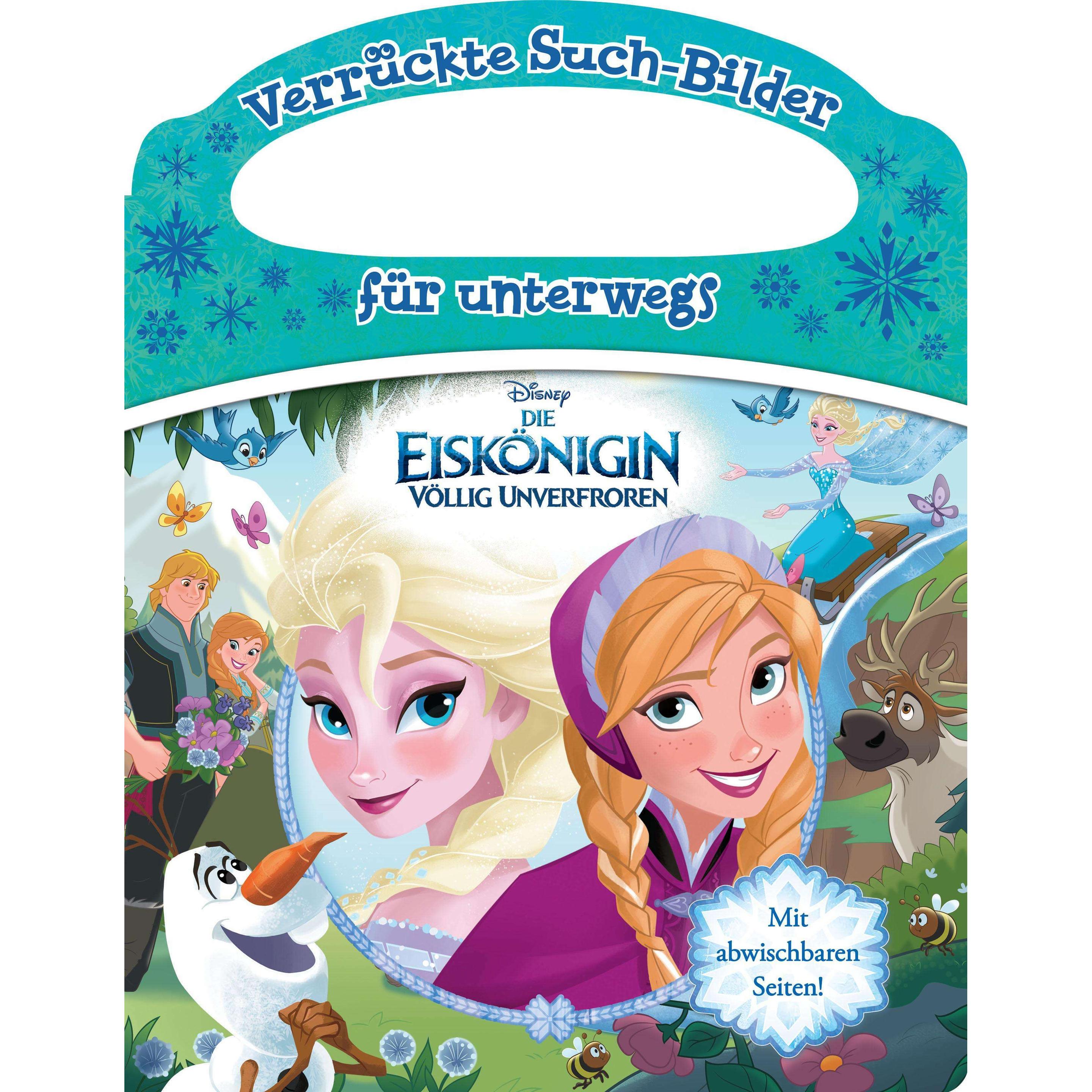 Verrückte Such-Bilder für unterwegs, Disney Die Eiskönigin, Kinderbücher von Phoenix International Publications Germany ...