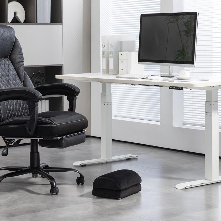 Actual product image Homcom Fussstütze Polyester Schwarz