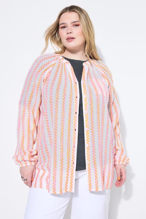 Actual product image Studio Untold Tunika, oversized, Strukturstreifen (54)